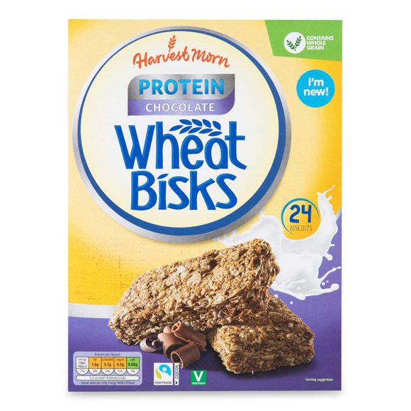 Harvest Morn Protein Chocolate Wheat Bisks 432g